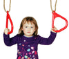 Plastic Gym Rings - Blue-Indoor Swings, Outdoor Play, Outdoor Swings, swing, Teen & Adult Swings-Learning SPACE