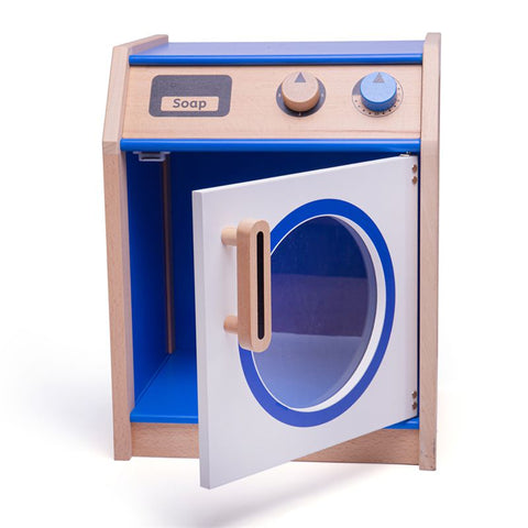 Play Kitchen Colourful Wooden Washing Machine-Calmer Classrooms, Gifts For 2-3 Years Old, Helps With, Imaginative Play, Kitchens & Shops & School, Life Skills, Play Kitchen, Tidlo Toys, Wooden Toys-Learning SPACE
