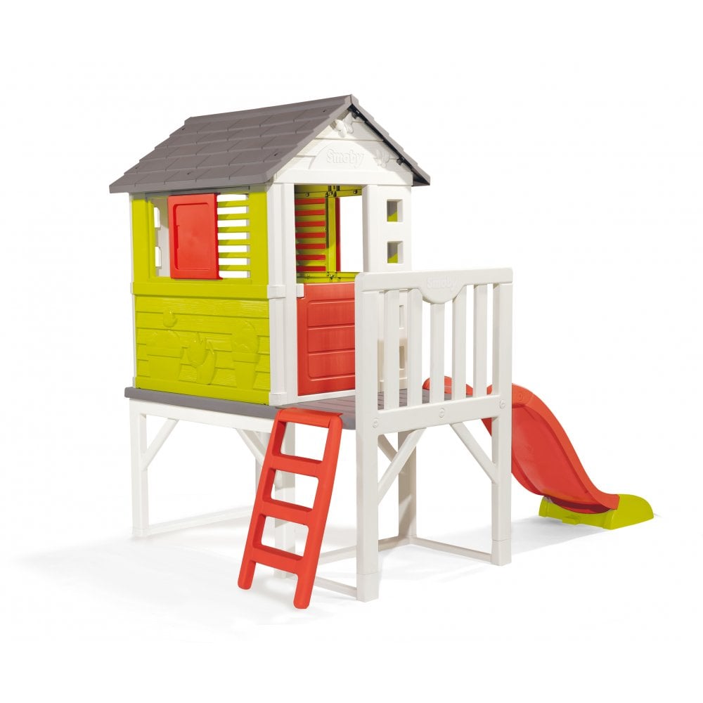 Playhouse On Stilts-Baby Slides, Imaginative Play, Play Houses, Playground Equipment, Playhouses, Pretend play, Smoby-Learning SPACE
