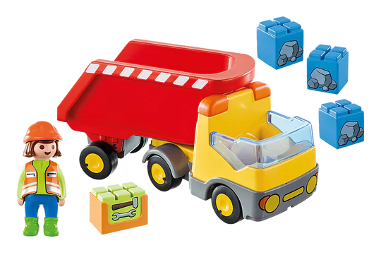 Playmobil® 1.2.3 Recycling Truck-Baby & Toddler Gifts, Cars & Transport, Games & Toys, Gifts For 1 Year Olds, Gifts For 3-5 Years Old, Imaginative Play, Playmobil, Small World-Learning SPACE