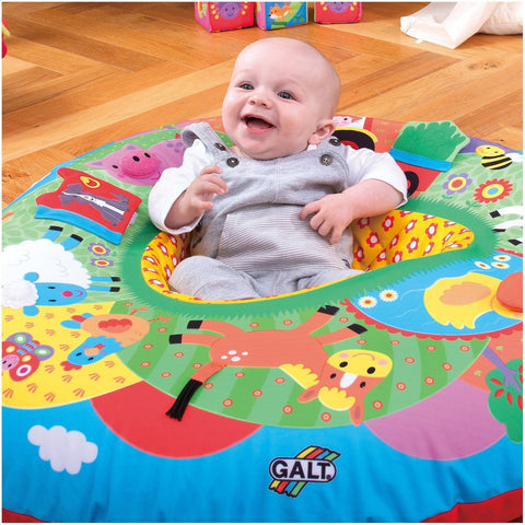 Playnest Farm - Babies resting area-AllSensory, Baby Sensory Toys, Baby Soft Play and Mirrors, Down Syndrome, Galt, Gifts for 0-3 Months, Gifts For 3-6 Months, Playmats & Baby Gyms, Stock-Learning SPACE