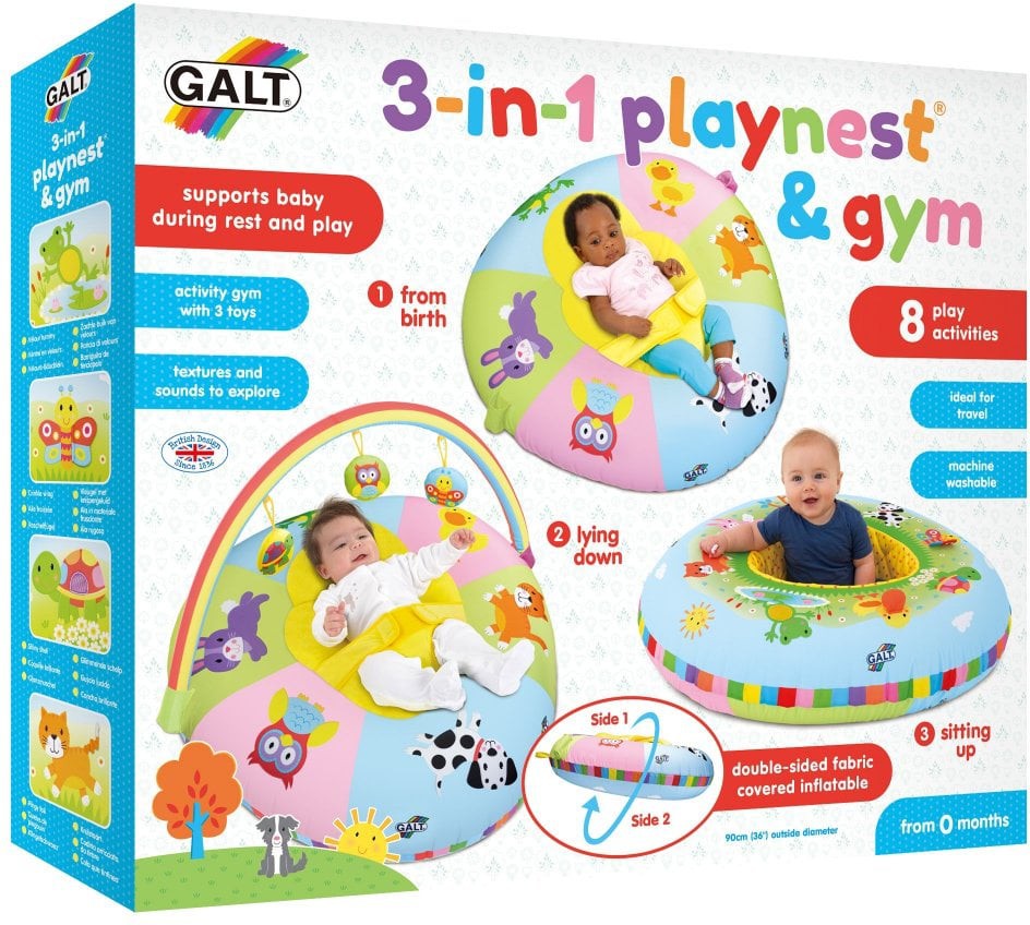 Playnest and Gym 3 In 1-AllSensory, Baby Sensory Toys, Down Syndrome, Galt, Gifts for 0-3 Months, Gifts For 3-6 Months, Physical Needs, Playmats & Baby Gyms, Sensory Seeking, Stock, Tactile Toys & Books-Learning SPACE
