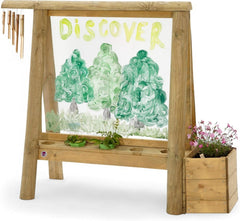 Plum® Discovery Create & Paint Easel-Active Games, Art Materials, Arts & Crafts, Baby Arts & Crafts, Drawing & Easels, Early Arts & Crafts, Eco Friendly, Forest School & Outdoor Garden Equipment, Games & Toys, Messy Play, Painting Accessories, Plum Play, Primary Arts & Crafts, Sensory Garden, Stock-Learning SPACE