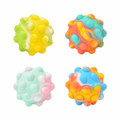 Popping Fidget Ball-ADD/ADHD, Calmer Classrooms, Cause & Effect Toys, Fidget, Helps With, Neuro Diversity, Push Popper, Stress Relief, Toys for Anxiety-Learning SPACE