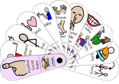 Positive Social Rules Fan-Additional Need, Calmer Classrooms, communication, Communication Games & Aids, Fans & Visual Prompts, Helps With, Neuro Diversity, Play Doctors, Primary Literacy, PSHE, Rewards & Behaviour, Social Emotional Learning, Social Stories & Games & Social Skills, Stock-Learning SPACE