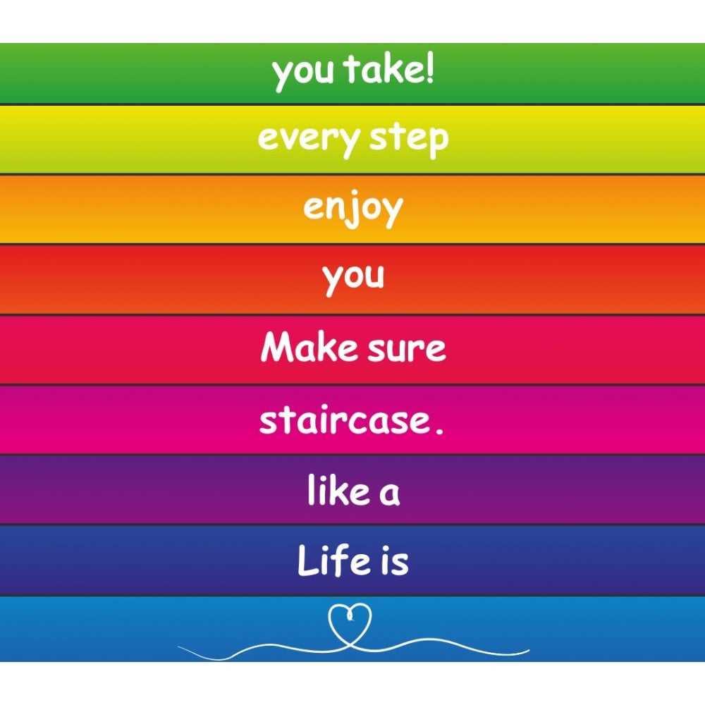 Positive Steps - Motivational Saying Sensory Path-bespoke, Calmer Classrooms, Classroom Displays, Helps With, Movement Breaks, Sensory Flooring, Sensory Paths, swym-disabled-addtocart-with-text, swym-hide-addtocart, swym-hide-productprice-Learning SPACE