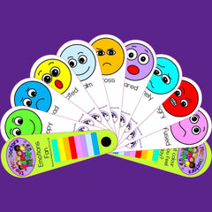Positive behaviour 8 fan set-Additional Need, Calmer Classrooms, communication, Communication Games & Aids, Fans & Visual Prompts, Helps With, Neuro Diversity, Play Doctors, Primary Literacy, PSHE, Rewards & Behaviour, Social Emotional Learning, Stock-Learning SPACE