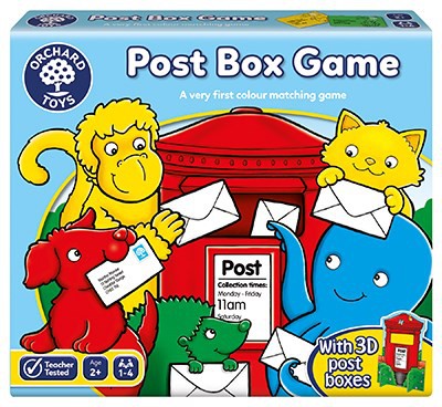 Post Box Game - A First colour and matching game-Early years Games & Toys, Early Years Maths, Maths, Memory Pattern & Sequencing, Orchard Toys, Primary Games & Toys, Primary Maths, Stacking Toys & Sorting Toys, Stock, Table Top & Family Games-Learning SPACE