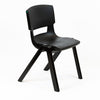 Postura+ One Piece Chair (Ages 11-13)-Classroom Chairs, Modular Seating, Seating-Jet Black (100% recycled)-Learning SPACE