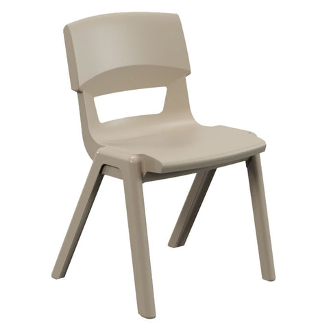 Postura+ One Piece Chair (Ages 11-13)-Classroom Chairs, Modular Seating, Seating-Light Sand-Learning SPACE