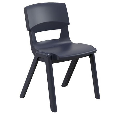 Postura+ One Piece Chair (Ages 11-13)-Classroom Chairs, Modular Seating, Seating-Nordic Blue-Learning SPACE