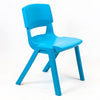 Postura+ One Piece Chair (Ages 14-18)-Classroom Chairs, Modular Seating, Seating-Aqua Blue-Learning SPACE
