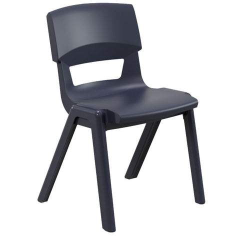 Postura+ One Piece Chair (Ages 14-18)-Classroom Chairs, Modular Seating, Seating-Nordic Blue-Learning SPACE