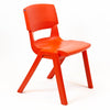 Postura+ One Piece Chair (Ages 14-18)-Classroom Chairs, Modular Seating, Seating-Poppy Red-Learning SPACE