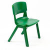 Postura+ One Piece Chair (Ages 6-7)-Chairs-Classroom Chairs, Seating-Forest Green-Learning SPACE