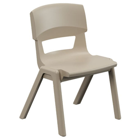 Postura+ One Piece Chair (Ages 6-7)-Chairs-Classroom Chairs, Seating-Light Sand-Learning SPACE