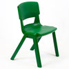 Postura+ One Piece Chair (Ages 8-10)-Classroom Chairs, Seating-Forest Green-Learning SPACE