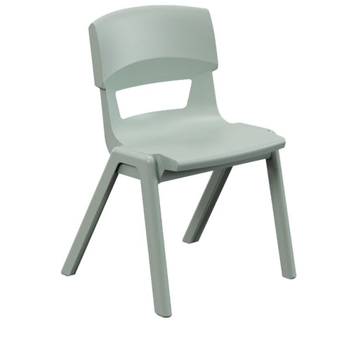 Postura+ One Piece Chair (Ages 8-10)-Classroom Chairs, Seating-Hazy Jade-Learning SPACE