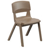 Postura+ One Piece Chair (Ages 8-10)-Classroom Chairs, Seating-Misty Brown-Learning SPACE