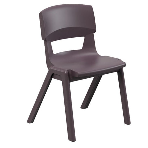 Postura+ One Piece Chair (Ages 8-10)-Classroom Chairs, Seating-Purple Haze-Learning SPACE