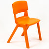 Postura+ One Piece Chair (Ages 8-10)-Classroom Chairs, Seating-Tangerine Fizz-Learning SPACE