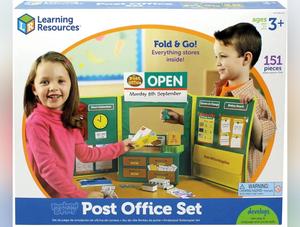 Pretend & Play® Post Office Set-Pretend Play-Calmer Classrooms, Early Years Maths, Helps With, Imaginative Play, Kitchens & Shops & School, Learning Resources, Life Skills, Maths, Money, Pocket money, Primary Games & Toys, Primary Maths, Stock-Learning SPACE