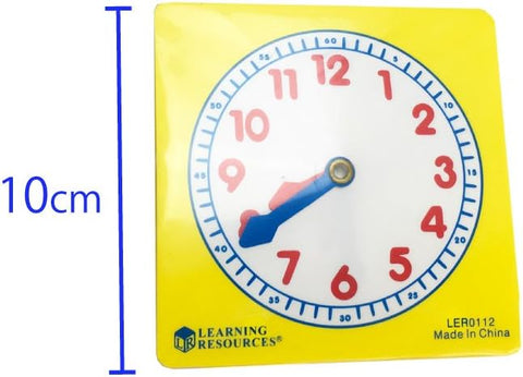 Pupil Clock Dials (Set of 10)-Calmer Classrooms, Classroom Packs, Helps With, Learning Activity Kits, Learning Resources, Life Skills, Maths, Primary Maths, Stock, Time-Learning SPACE