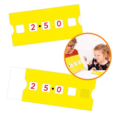 Pupils Decimal Sliding Lines (Pack Of 30) And Teacher Demo Version-Classroom Packs, EDUK8, Maths, Primary Maths-Learning SPACE
