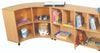 Quarter Round Unit Curve Out-Bookcases, Calmer Classrooms, Classroom Displays, Helps With, Reading Area, Storage-Learning SPACE