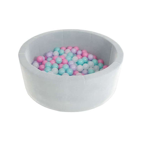 Round Felt Ball Pit-AllSensory, Baby Sensory Toys, Ball Pits, Down Syndrome, Playmats & Baby Gyms-Grey-Learning SPACE