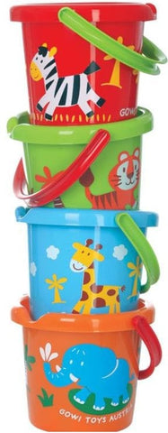 Sand & Water Play - Wild Animal Bucket (One Supplied)-Bigjigs Toys, Stock-Learning SPACE