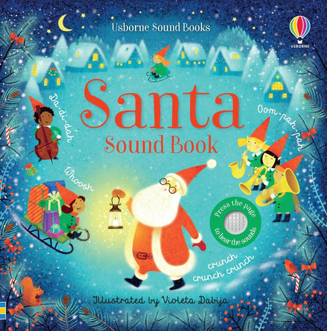 Santa Sound Book-Baby Books & Posters, Christmas, Early Years Books & Posters, Early Years Literacy, Gifts For 3-5 Years Old, Seasons, Sound Books, Usborne Books-Learning SPACE