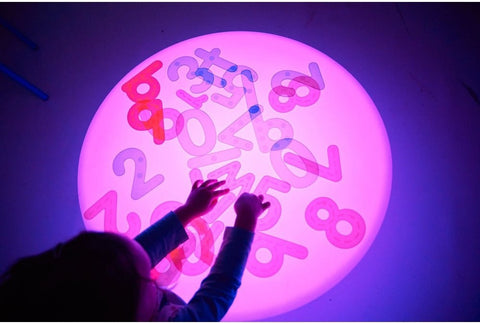 Sensory Colour Changing Mood Light Table-Light Boxes, Round, Stock, Table, Teenage Lights, TickiT-Learning SPACE