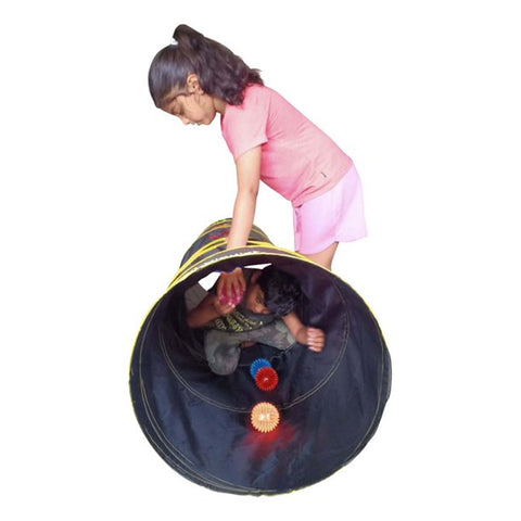 Sensory Pop up Tunnel with LED Balls-Active Games, Additional Need, AllSensory, Calmer Classrooms, Exercise, Gross Motor and Balance Skills, Helps With, Sensory Seeking-Learning SPACE