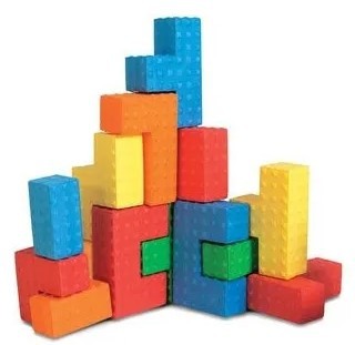 Sensory Puzzle Blocks-Additional Need, AllSensory, Baby & Toddler Gifts, Baby Sensory Toys, Building Blocks, Early Years Sensory Play, Edushape Toys, Engineering & Construction, Gifts For 2-3 Years Old, Gifts For 6-12 Months Old, Gross Motor and Balance Skills, Helps With, Maths, Primary Maths, S.T.E.M, Shape & Space & Measure, Stacking Toys & Sorting Toys, Stock, Tactile Toys & Books-Learning SPACE