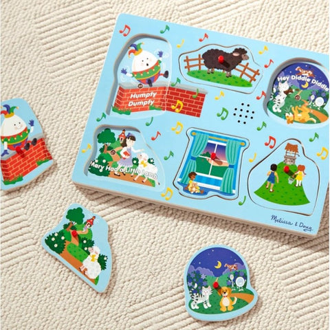 Sing-Along Nursery Rhymes Sound Puzzle 2-AllSensory, Baby Musical Toys, Baby Sensory Toys, Music, Sound, Sound. Peg & Inset Puzzles-Learning SPACE