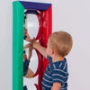 Soft Frame Mirror with 3 Dome Bubbles-AllSensory, Helps With, Matrix Group, Padding for Floors and Walls, Sensory Mirrors, Sensory Seeking, Soft Frame Mirrors, Wall Padding-Learning SPACE