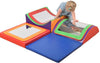 Soft Play Set - Triple Sensory Mirror-AllSensory, Baby Sensory Toys, Baby Soft Play and Mirrors, Down Syndrome, Matrix Group, Padding for Floors and Walls, Playmats & Baby Gyms, Soft Play Sets-Multi-Coloured-Learning SPACE