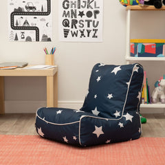 Star Print UV Chair - Bean Bag-AllSensory, Bean Bags, Bean Bags & Cushions, Eden Learning Spaces, Star & Galaxy Theme Sensory Room, Stock, Teenage & Adult Sensory Gifts, UV Reactive-Learning SPACE