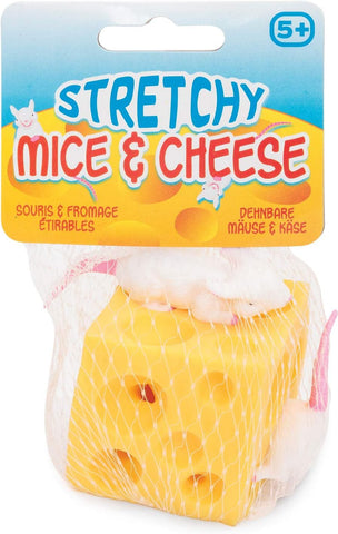 Stretchy Mice and Cheese-Fidget, Pocket money, Stock, Threading, Tobar Toys-Learning SPACE