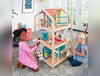Stylish Mansion Dollhouse-Doll Houses & Playsets-Dolls & Doll Houses, Games & Toys, Gifts For 2-3 Years Old, Imaginative Play, Kidkraft Toys, Primary Games & Toys, Small World-Learning SPACE