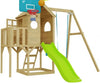 TP Treehouse Wooden Playhouse-Outdoor Climbing Frames, Outdoor Slides, Outdoor Swings, Play Houses, Playground Equipment, Playhouses, TP Toys-Learning SPACE