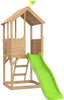 TP Treehouse Wooden Playhouse-Outdoor Climbing Frames, Outdoor Slides, Outdoor Swings, Play Houses, Playground Equipment, Playhouses, TP Toys-With Slide-Learning SPACE