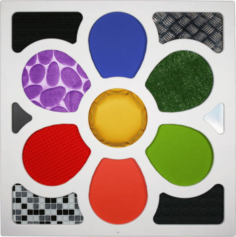 Tactile Panel - Flower 95cm x 95cm-Nature Sensory Room, Sensory Wall Panels & Accessories, Tactile Toys & Books-Learning SPACE