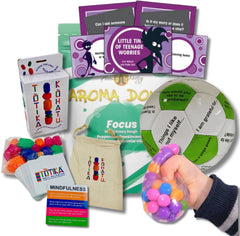 Teen Outreach & Well Being Box-Sensory toy-AllSensory, Calmer Classrooms, Helps With, Learning Activity Kits, Life Skills, Mindfulness, PSHE, Sensory Boxes, Teenage & Adult Sensory Gifts-Learning SPACE