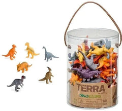 Terra Miniature Dinosaurs in a Tube-Dinosaurs. Castles & Pirates, Games & Toys, Gifts for 5-7 Years Old, Halilit Toys, Imaginative Play, Pocket money, Primary Books & Posters, Primary Games & Toys, Small World, Stock-Learning SPACE