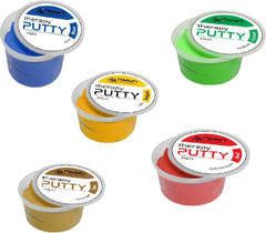Therapy Putty Pack of 5-AllSensory, Calmer Classrooms, Fidget, Fidget Sets, Helps With, Messy Play, Modelling Clay, Sensory Seeking, Stock, Strength & Co-Ordination, Stress Relief, Teenage & Adult Sensory Gifts, Toys for Anxiety-Learning SPACE