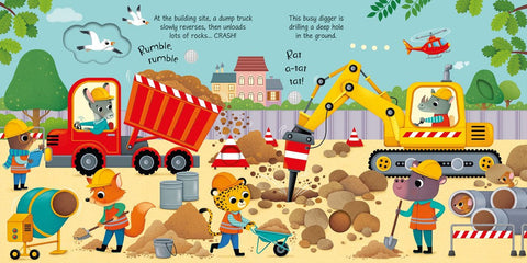 Things That Go Sound Book-Baby Books & Posters, Early Years Books & Posters, Sound, Sound Books, Usborne Books-Learning SPACE