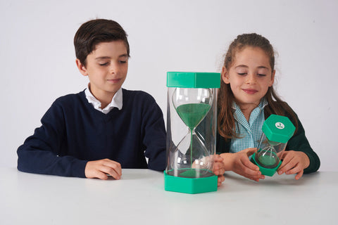 Tickit Mega Event 1 Min Green Sand Timer-Early Years Maths, Maths, Primary Maths, PSHE, Sand Timers & Timers, Schedules & Routines, Stock, TickiT, Time-Learning SPACE