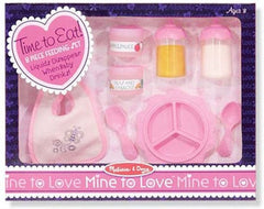 Time to Eat! 8 Piece Doll Feeding Set-Dolls & Doll Houses, Imaginative Play, Nurture Room, Stock-Learning SPACE
